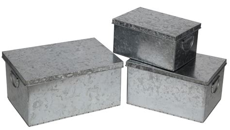 metal socket storage boxes with hinged lids|galvanized metal storage boxes.